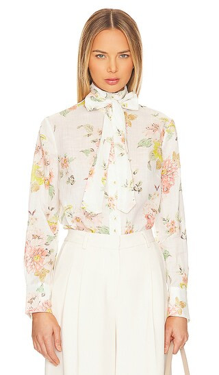Blouse in Coral Floral | Revolve Clothing (Global)