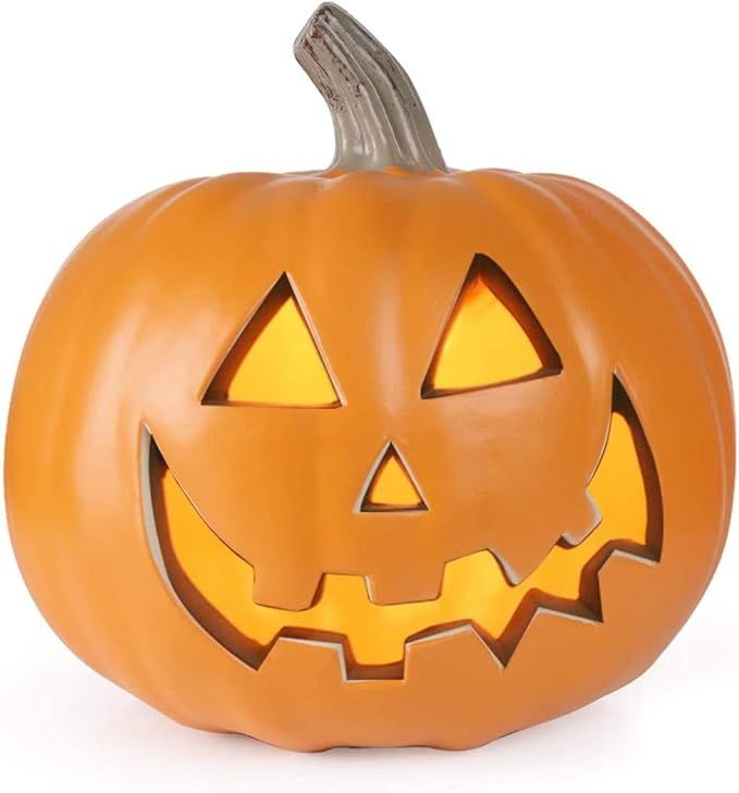 Jack-o'-Lantern - Halloween Pumpkin Lantern - Lighted Jack O Lantern with ETL Certified Cord and ... | Amazon (US)