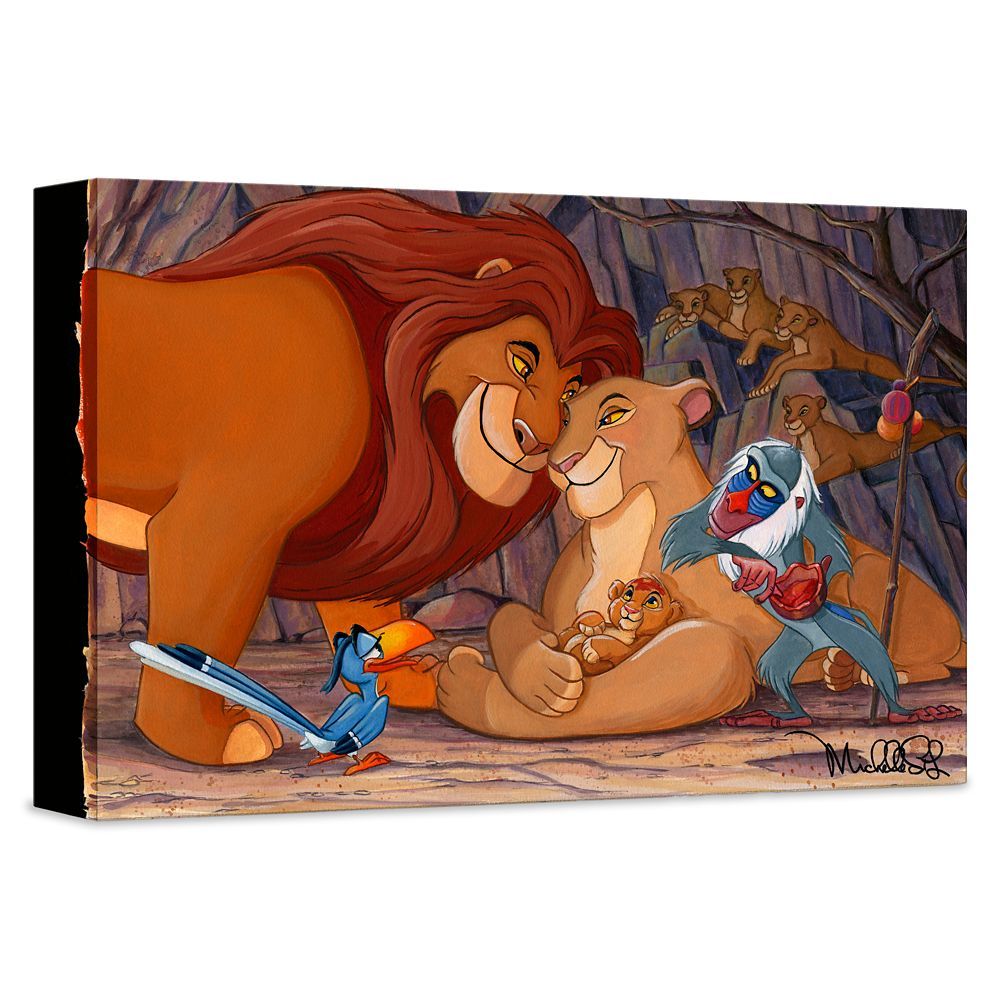 ''Prince of the Pride'' Giclée on Canvas by Michelle St. Laurent – Limited Edition | Disney Store