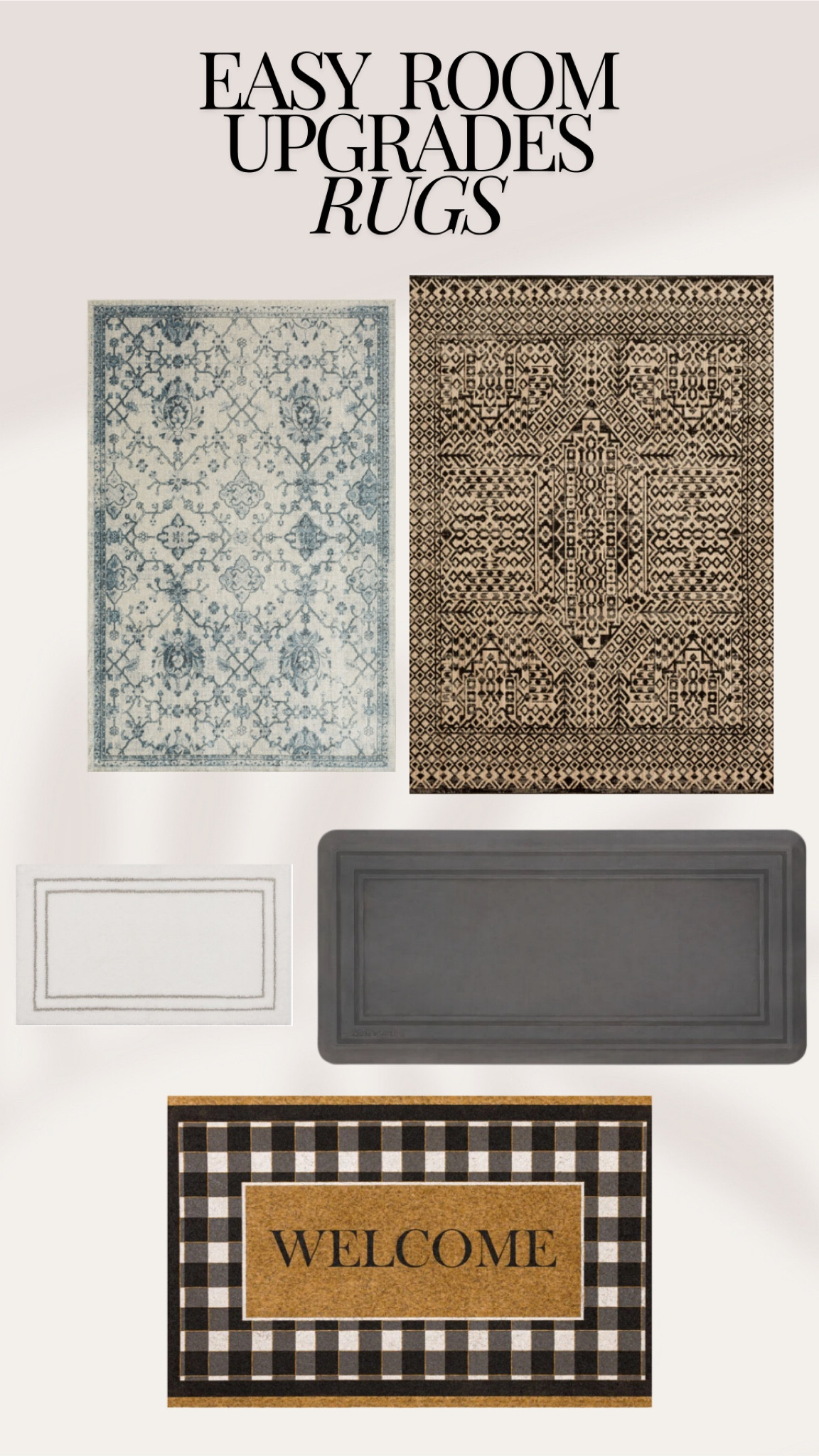 An easy room upgrade is a new rug! Here are some of my recent rug upgrades! 

#LTKHome #LTKFamily #LTKSummerSales