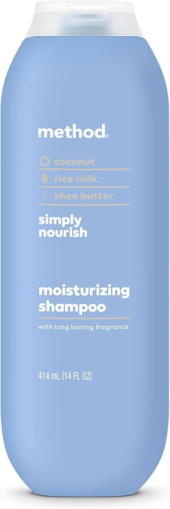 Method Moisturizing Shampoo, Simply Nourish with Shea Butter, Coconut, and Rice Milk Scent Notes,... | Amazon (US)