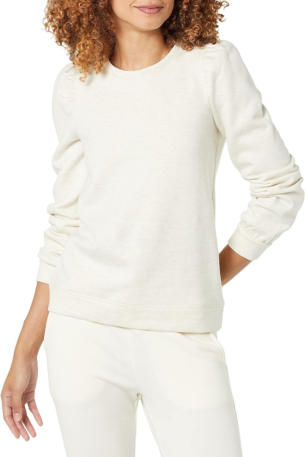 Amazon Aware Women's Puff Sleeve Sweatshirt (Available in Plus Size) | Amazon (US)