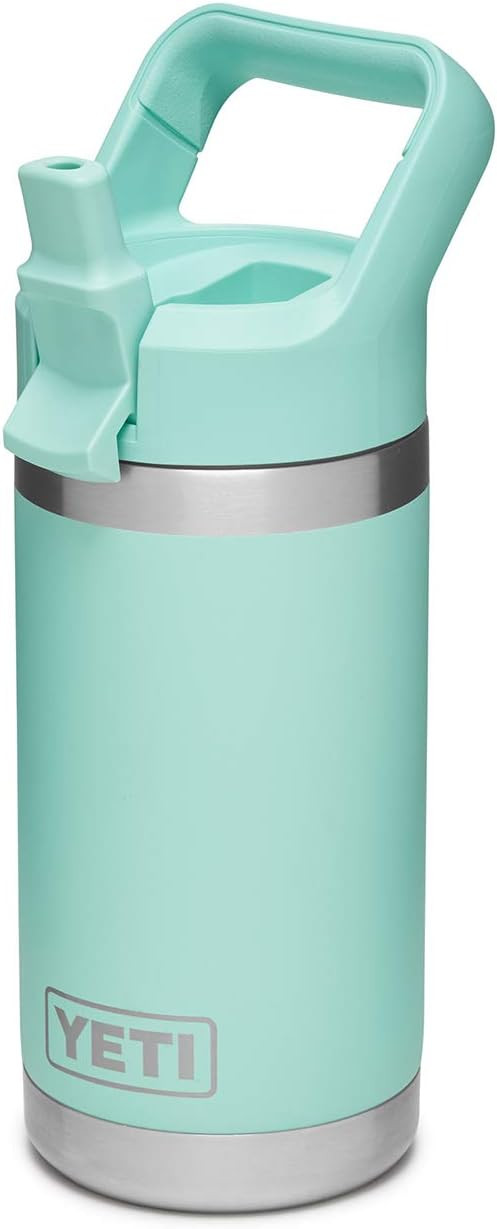 Amazon.com : YETI Rambler Jr. 12 oz Kids Bottle, with Straw Cap, Seafoam : Sports & Outdoors | Amazon (US)