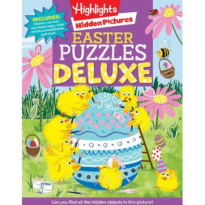 Easter Puzzles Deluxe - (Highlights Hidden Pictures) (Paperback) | Target
