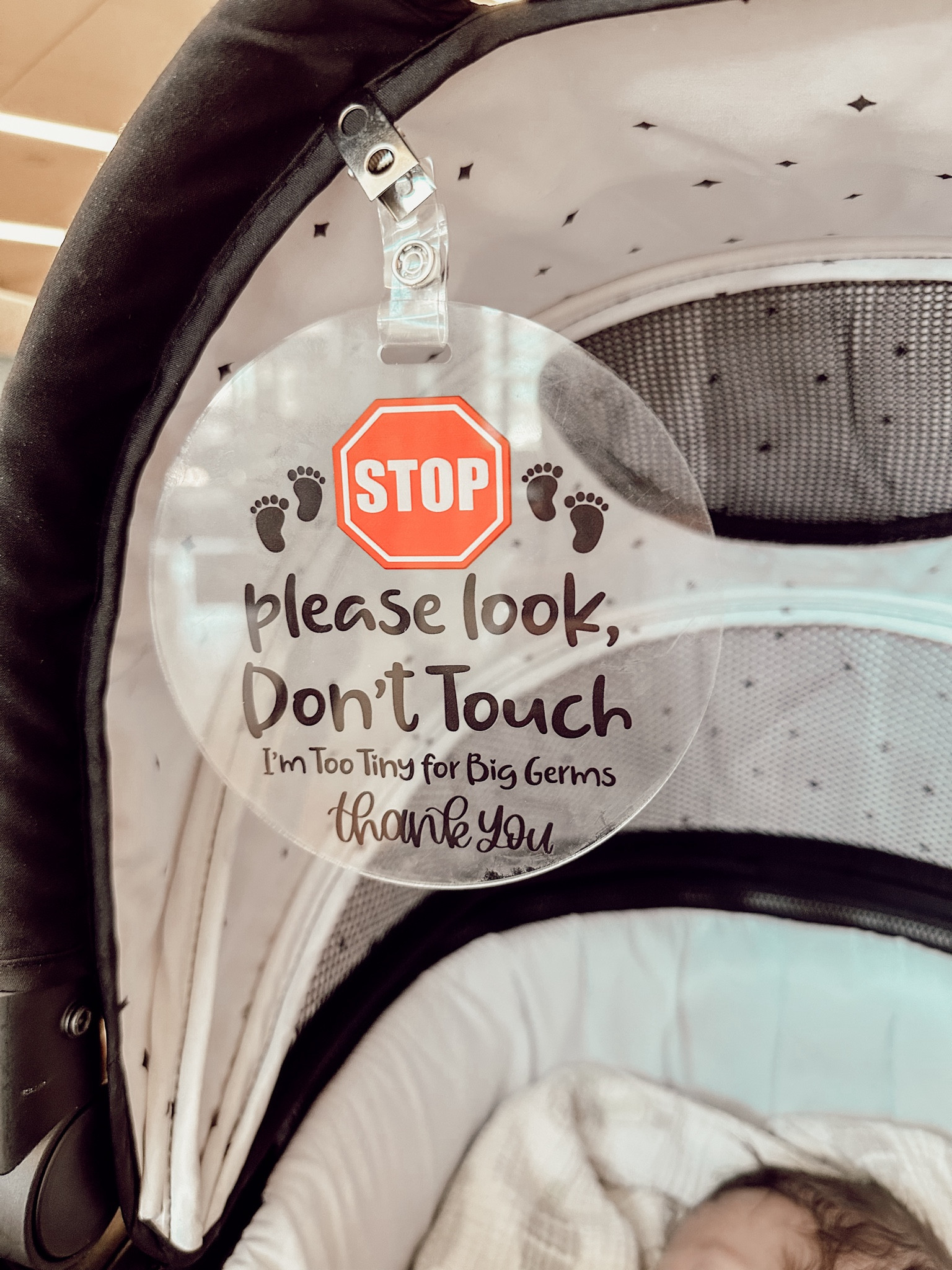 Found this cute little plaque on Amazon to attach to my autoimmune compromised baby’s mockingbird stroller so people don’t try to touch him when we are out and about!

Amazon | Amazon Find | Amazon Baby | Baby Products | Mockingbird | Mockingbird Stroller 

#LTKKids #LTKTravel #LTKBaby