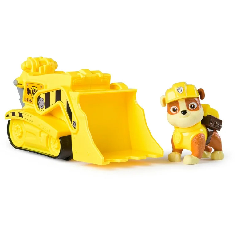 PAW Patrol Bulldozer Vehicle with Collectible Rubble Figure, Sustainably Minded Toys for Kids Age... | Walmart (US)