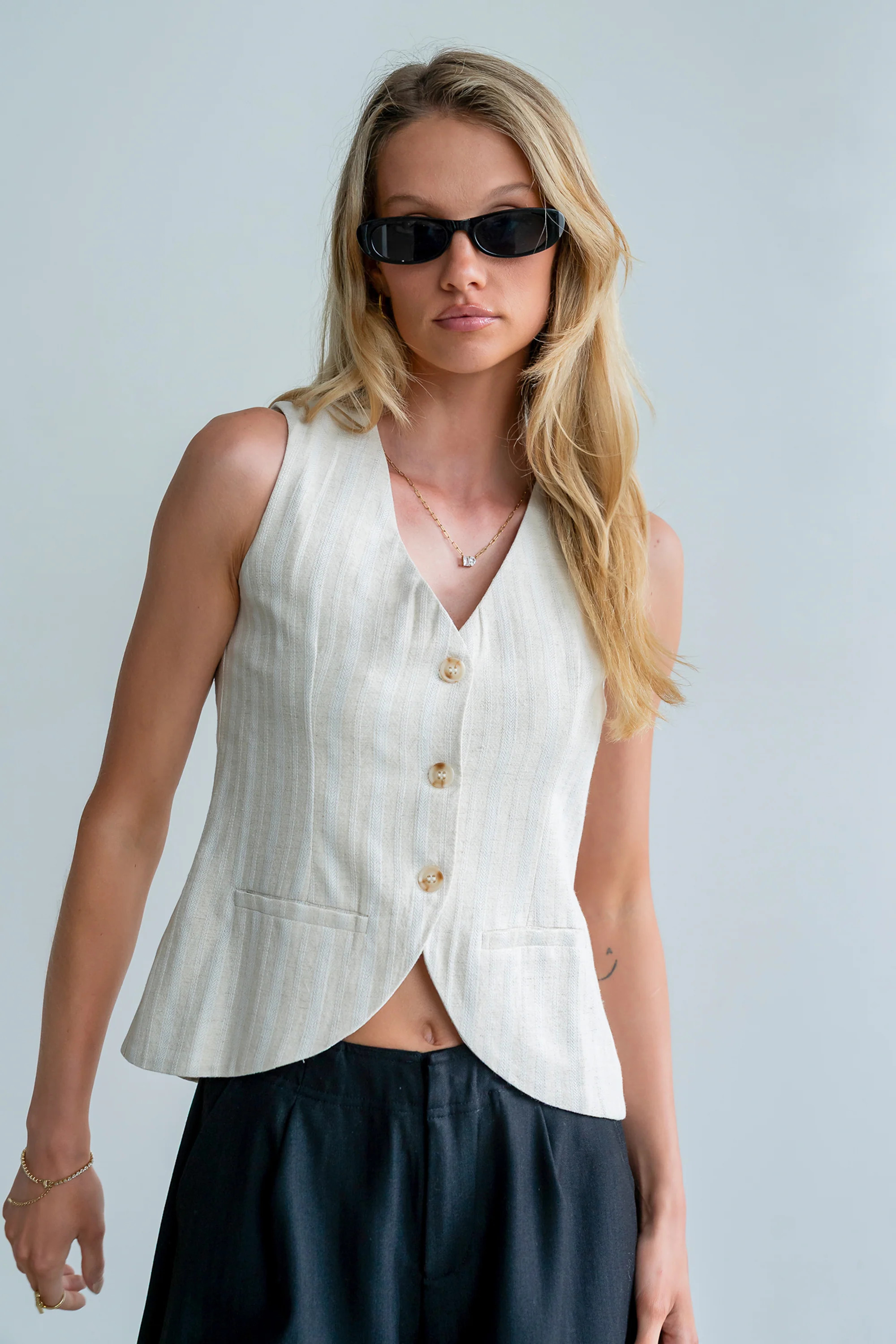 Lucy Vest in Natural | Böhme US