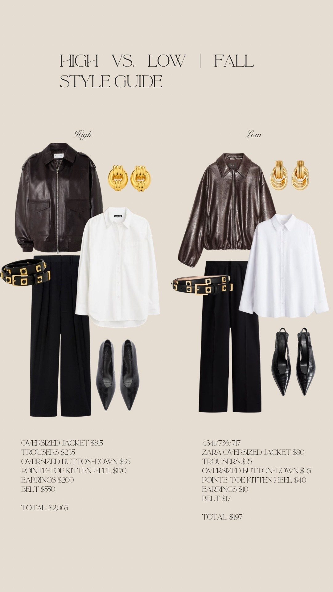 Let’s be real we want to look elevated, chic, and fab on a budget. #highvslow #chic #elevatedfashion

#LTKStyleTip #LTKWorkwear #LTKFindsUnder100