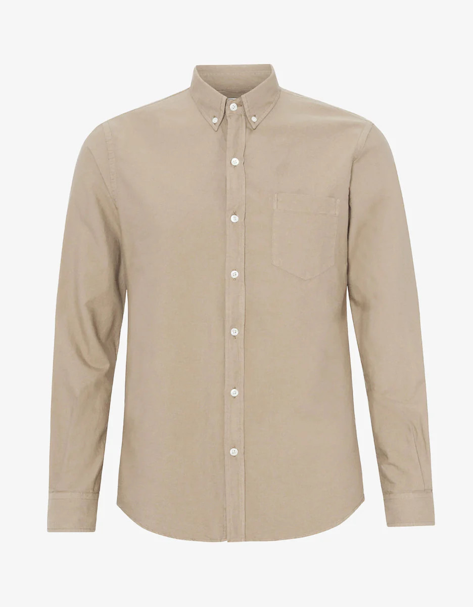 Organic Button Down Shirt - Oyster Grey | Colorful Standard