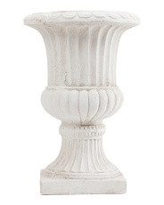13.5x20.25 Indoor Outdoor Pedestal Urn Planter | TJ Maxx