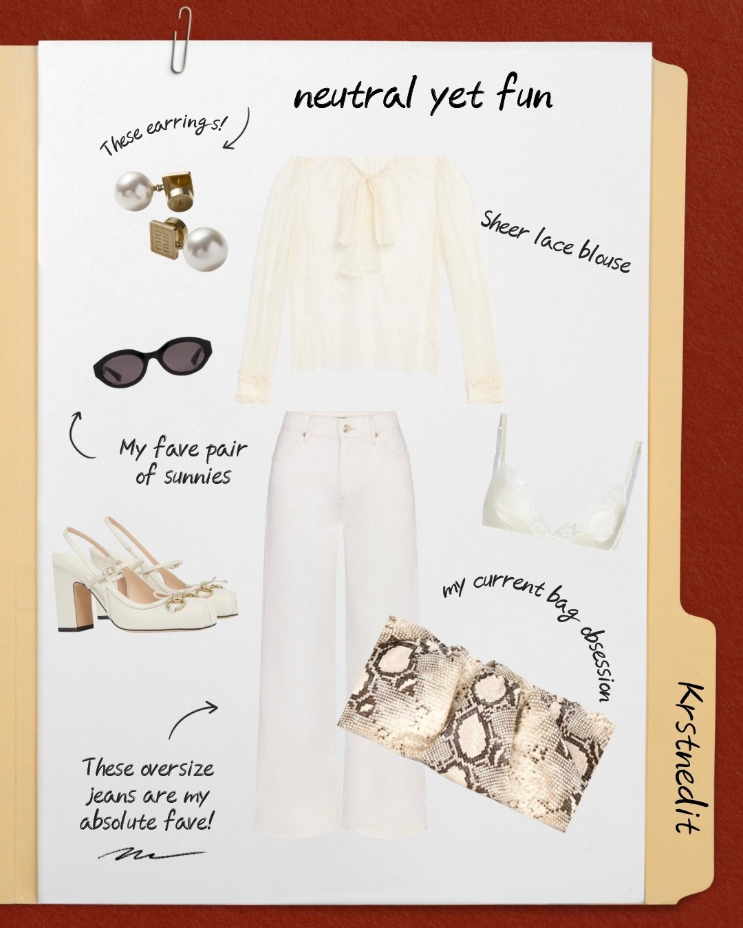 Love the all cream look with a touch of animal fun!!! 

#LTKootd #LTKgrwm
