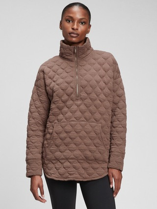 GapFit Jacquard Half-Zip Jacket | Gap (US)