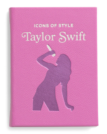 Icons Of Style Taylor Swift Collection Luxe Leather Bound Book | TJ Maxx