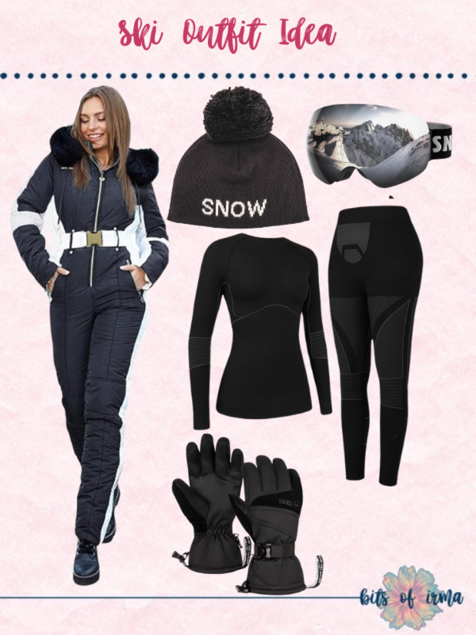 Ski Outfit Ideas | Anti-Fog Ski Goggles | Heated Socks | Ear Muffs | Knit Beanie with Pom | Touchscreen-Compatible Ski Gloves | Thermal Base Layer Top and Bottom | Printed Ski Suit | Sleek Ski Helmet | Insulated Snow Boots | Chic ski Outfits | Ski basics | ski gear |  ski essentials | what to wear to ski | winter outfits |  winter travel | what to pack for ski trip | what to wear on a ski 

#LTKActive #LTKStyleTip #LTKTravel