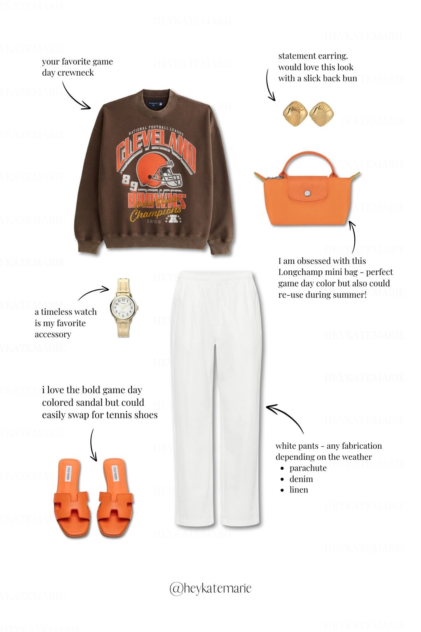 WHAT ARE YOU WEARING? Game Day Edition - Cleveland Browns Game Day outfit for summer into fall game days #gamedayoutfit #gamedayfit #gamedaystyle #tailgateoutfit #longhcamp #browns #cleveland #parachute pants #stevemadden

#LTKFindsUnder100 #LTKBacktoSchool #LTKShoeCrush