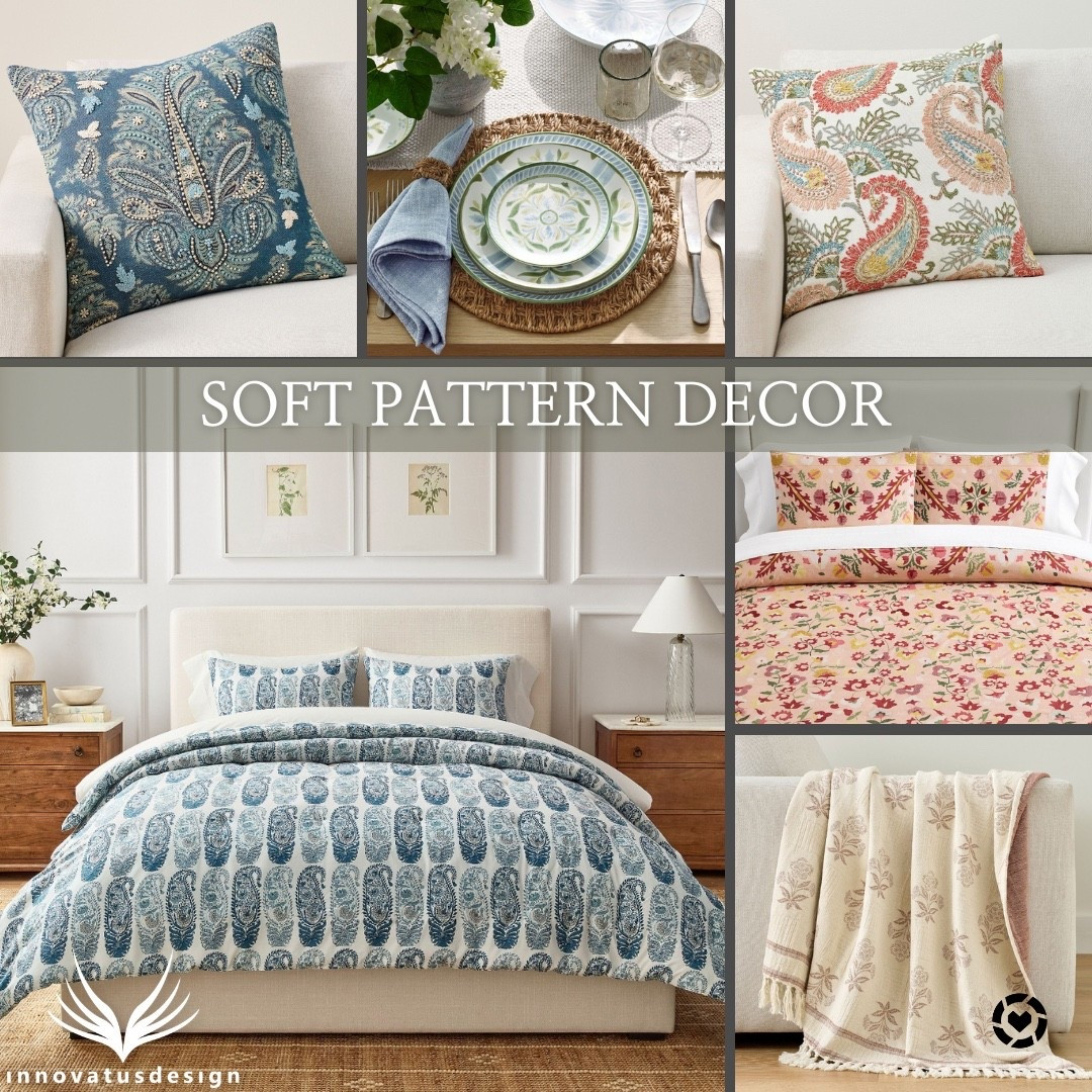 Embrace soft patterns in your home this year with these gorgeous home decor finds! From beautifully embroidered pillows to patterned quilts - these pieces are sure to make a statement in your home  

#LTKSeasonal #LTKHome #LTKFindsUnder100