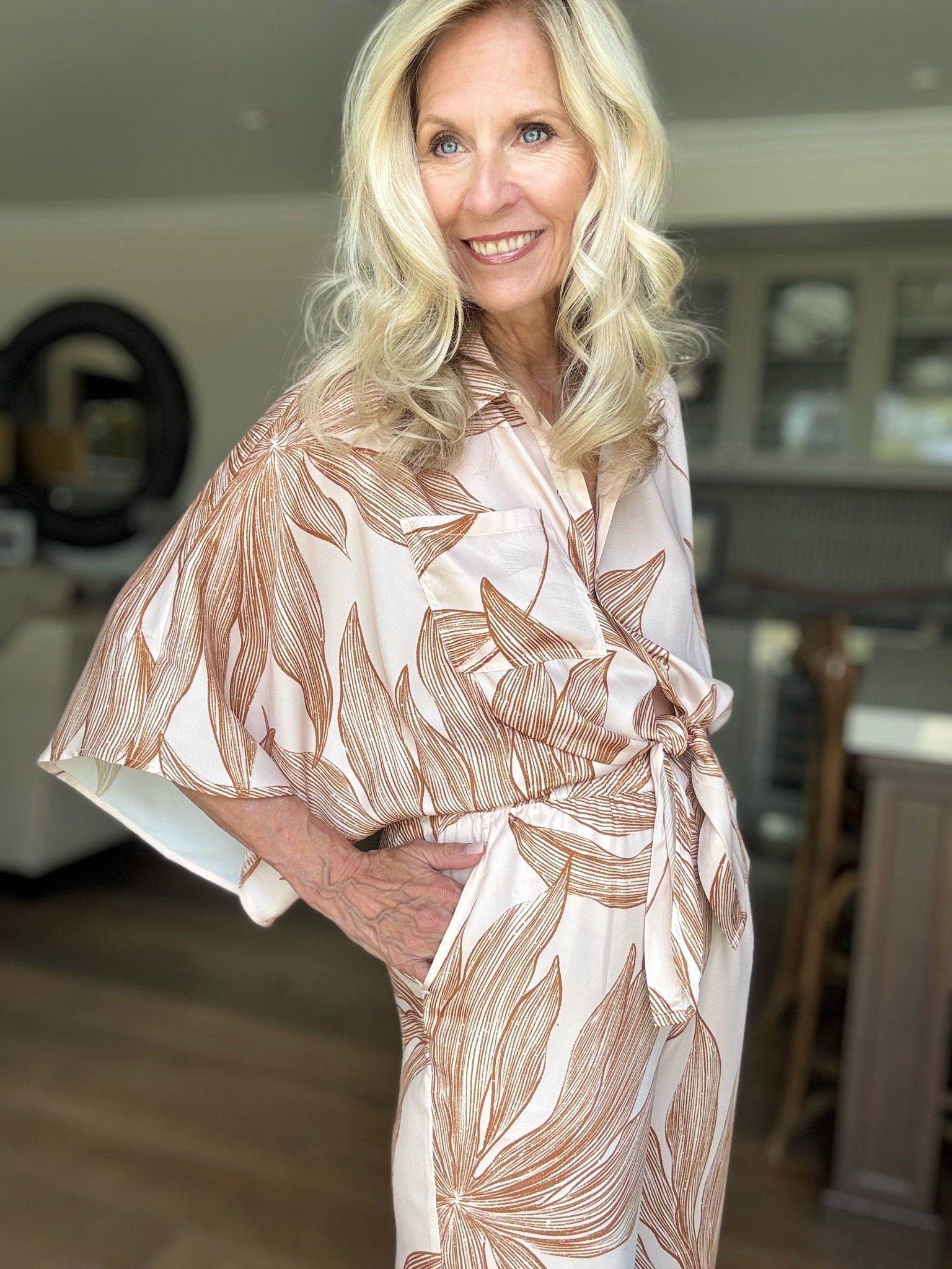 This is what a tropical vacation is about!

This two piece set from @lyssenewyork is so easy to wear with the tie top and wide leg pants. (Elastic waistband too!)

This just says, pack me and I’ll see you in paradise!

Follow me for more 50+ style inspiration.

#LTKgrwm #LTKOver40