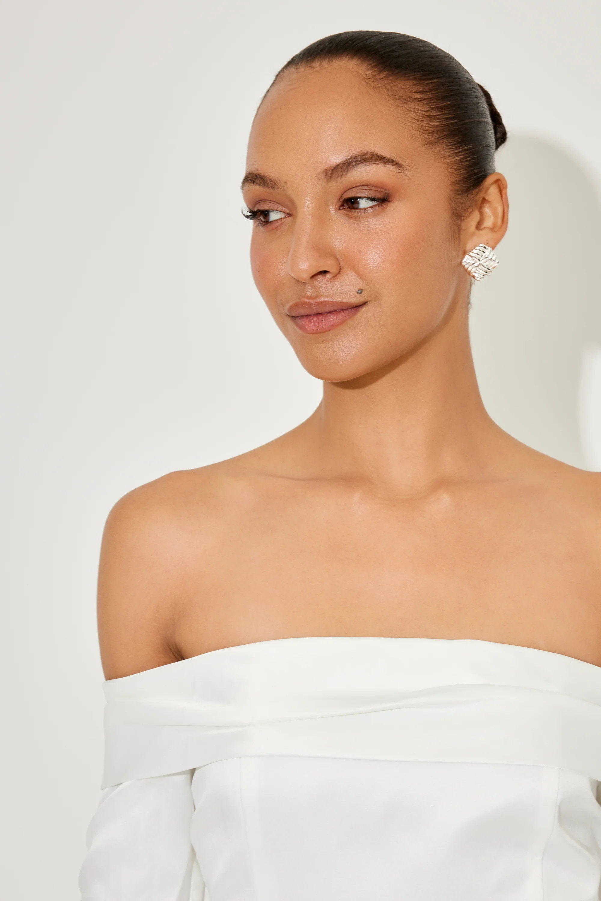 The Ultimate Muse Satin Bardot Mini Dress | Odd Muse