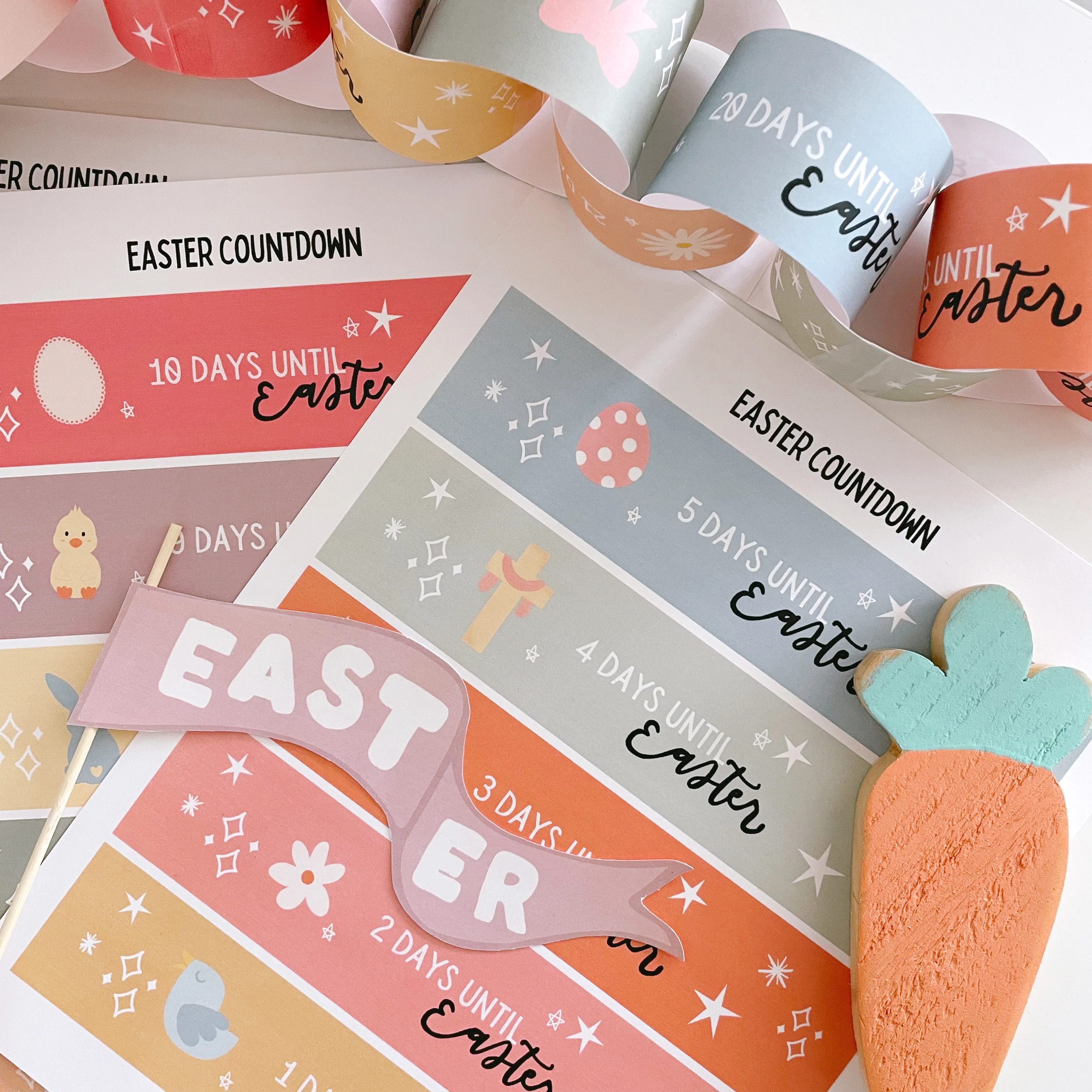 Easter Countdown | Printable Activity | The Letter Vee