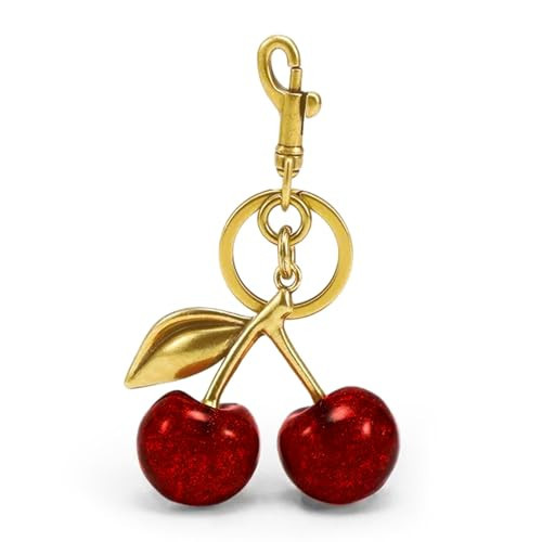 FASTFAIRY Keychain Cherry Bag Charms Purse: Key Chains Women Cute - Car keyrings leather handbags - Valentines Day Gifts | Amazon (US)