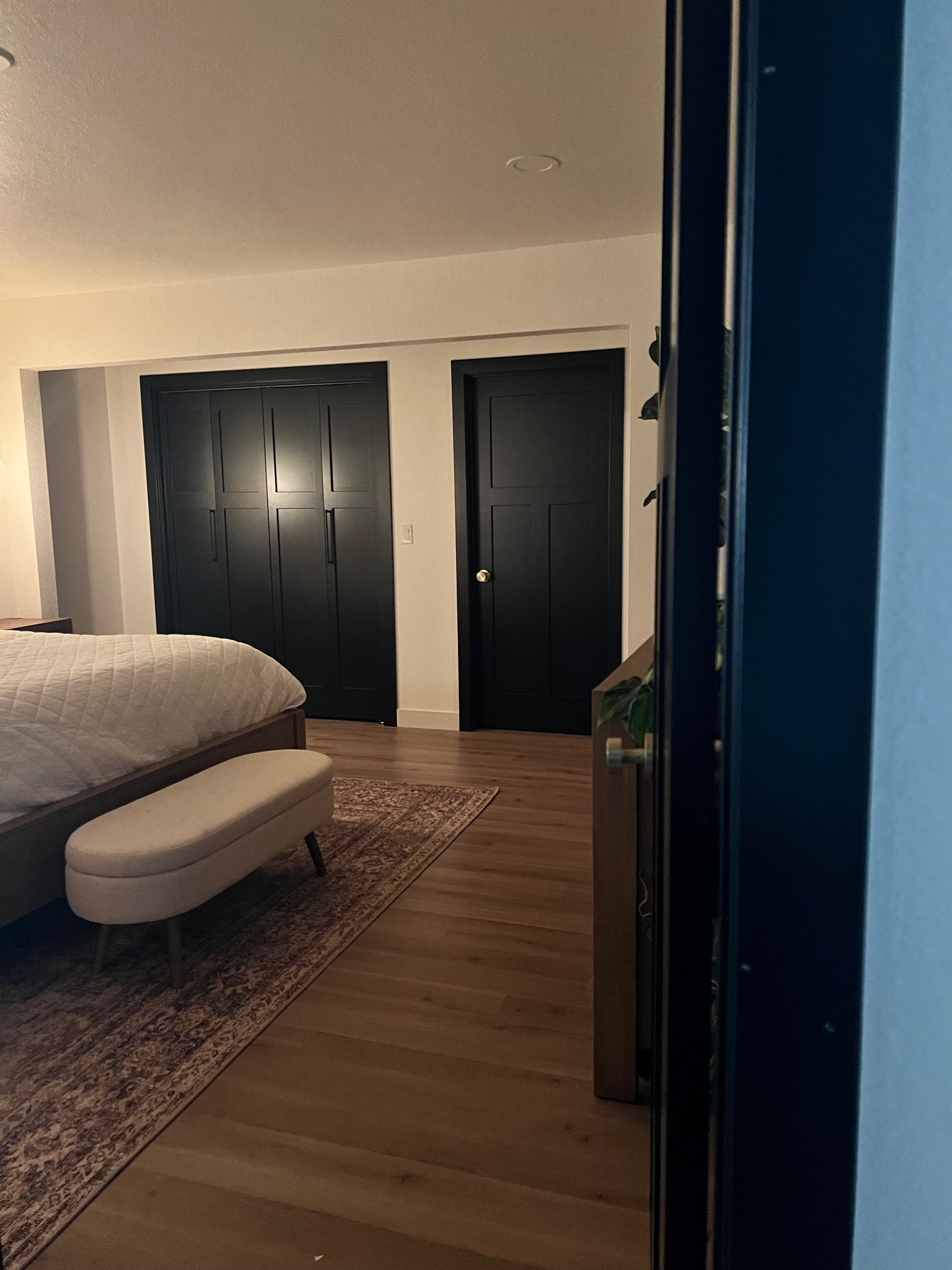 Having a bench at the foot of your bed is such a fun design element and this one has storage space for extra functionality. 

#LTKFamily #LTKHome