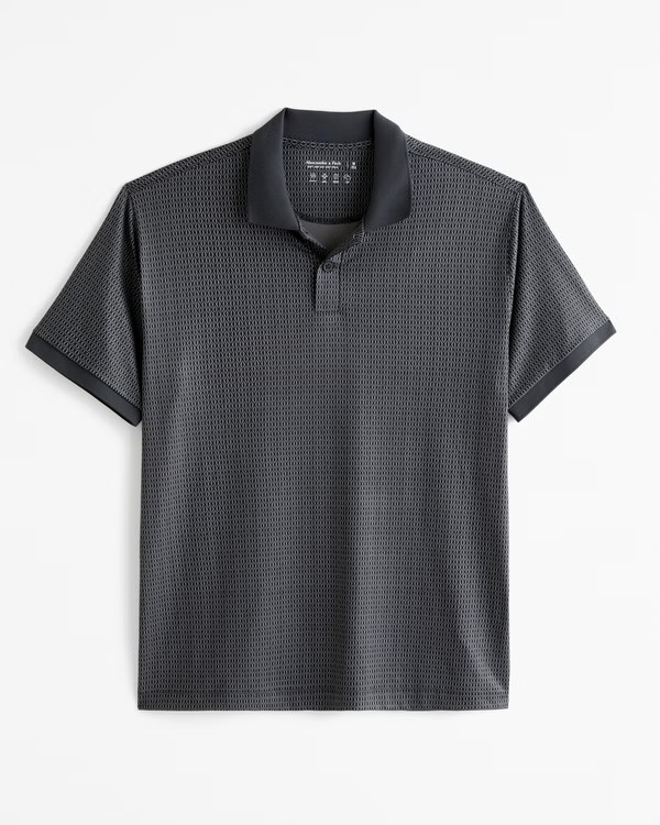 Men's Airknit Polo | Men's Tops | Abercrombie.com | Abercrombie & Fitch (US)