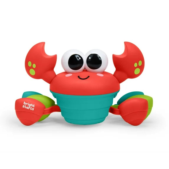 +3View allHero image 0 of Bright Starts Rockin’ Crawling Crab Interactive Musical Baby Toy, Red... | Walmart (US)