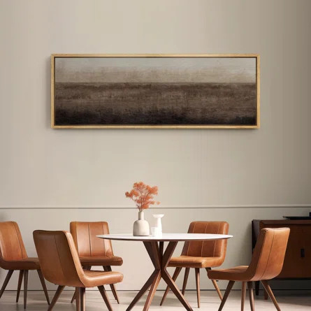 Misty Lake Serene Landscape Modern Art | Wayfair North America