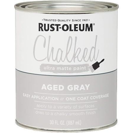 Rust-Oleum 285140 Ultra Matte Interior Chalked Paint 30 oz, 30oz Can, Linen White | Amazon (US)