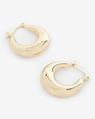 Small Dome Hoop Earrings | Express