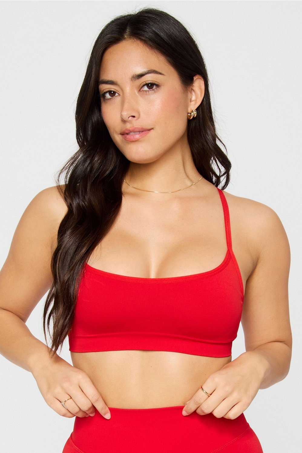 Sleek Seamless Strappy Low Impact Bra | Fabletics