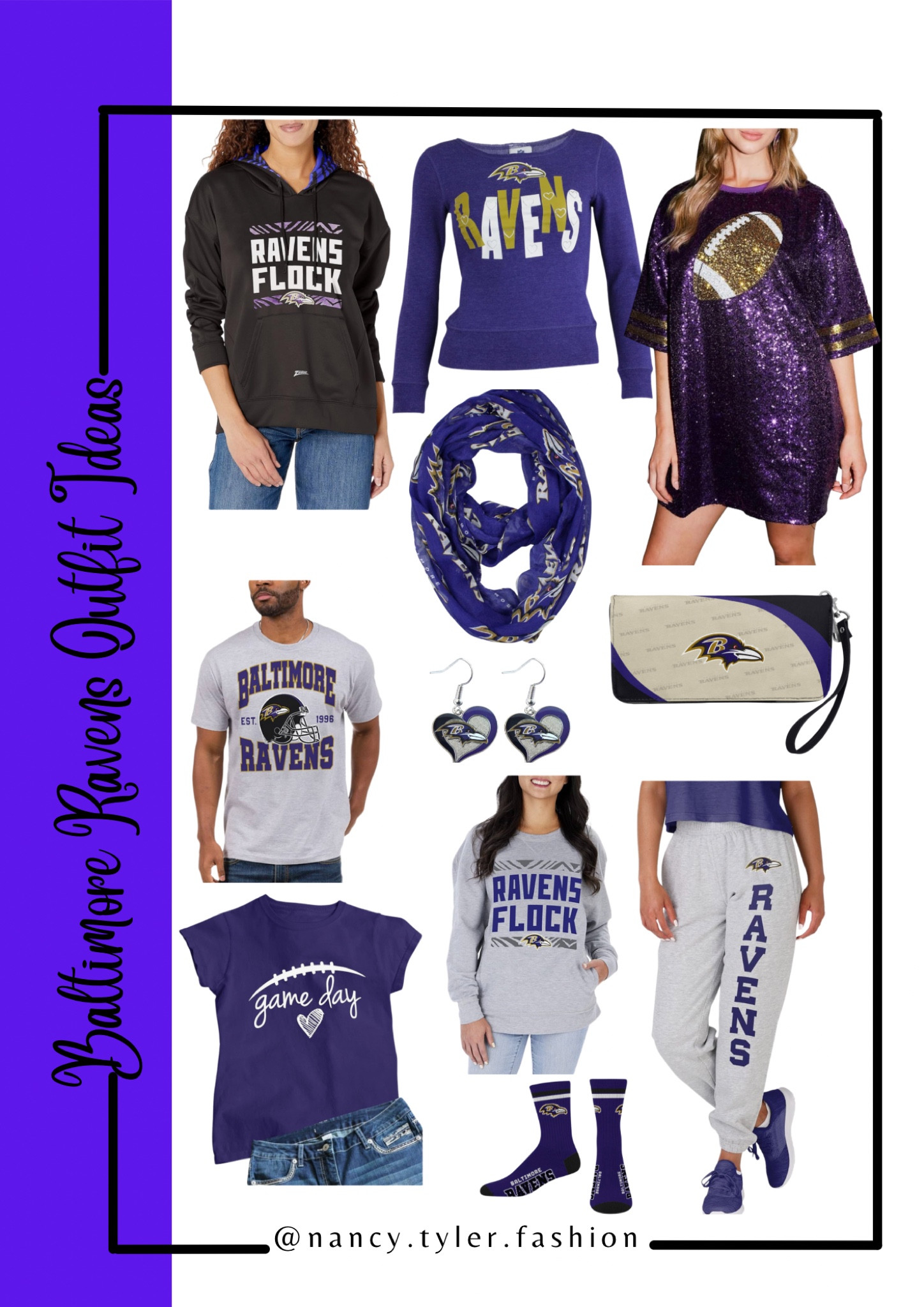 I had a request for Baltimore Ravens gear! #Ravens #BaltimoreRavens #NFLfootball #SuperBowl #football #NFL 

#LTKfindsunder50 #LTKparties #LTKfindsunder100