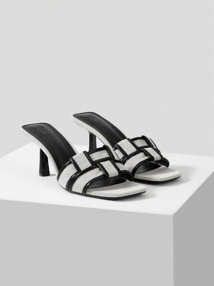 MOTF PREMIUM BRAIDED HEELED SANDALS VACATION SHOES SUMMER SALE | SHEIN