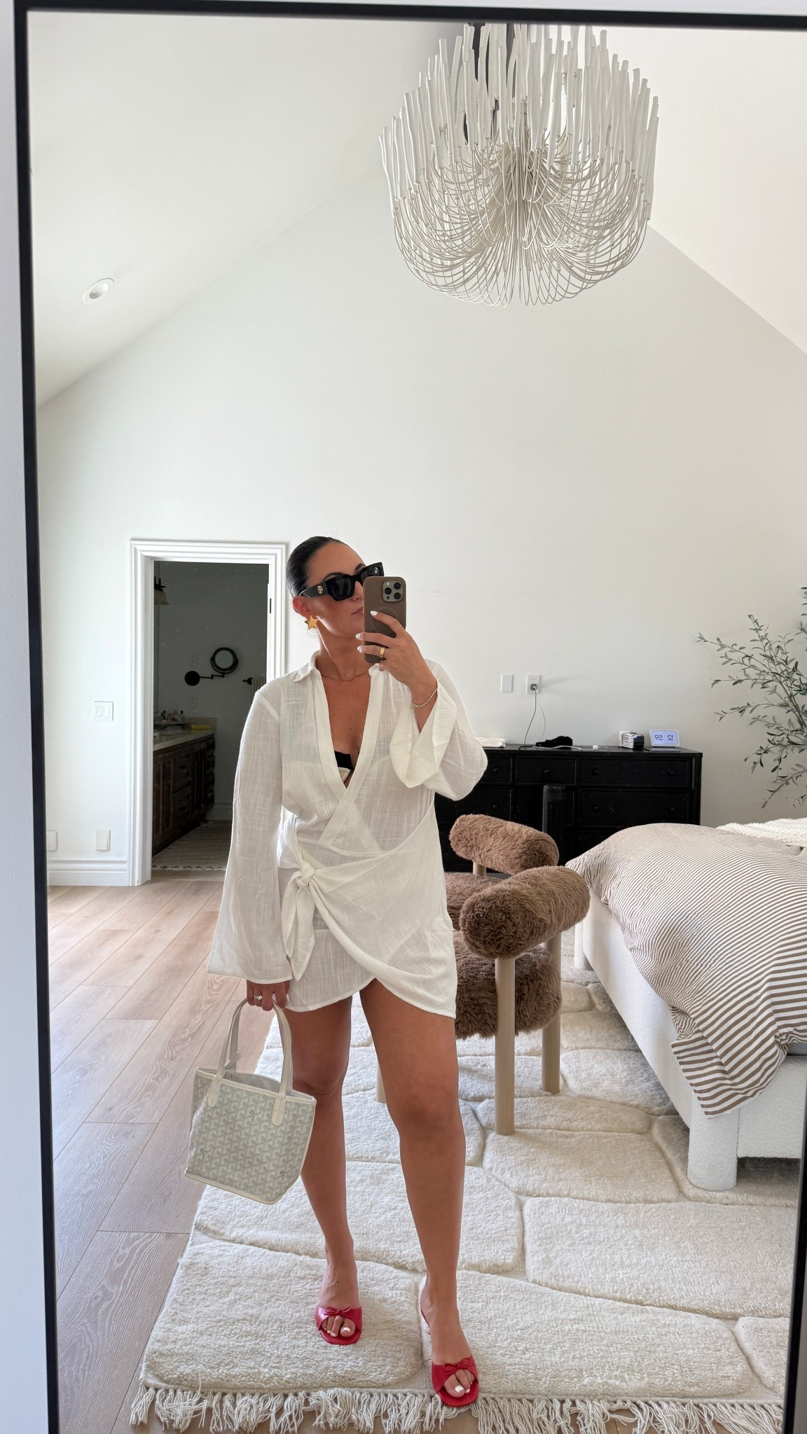 Swim coverup 
Summer beachwear 
Forth of July look 
Lake outfit 
Vacation outfit 
Lspace 

#LTKStyleTip #LTKTravel #LTKSwim