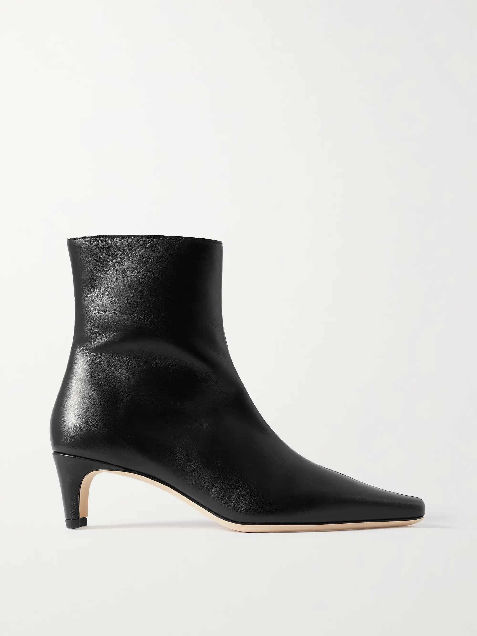 STAUD Wally leather ankle boots | NET-A-PORTER | NET-A-PORTER (US)