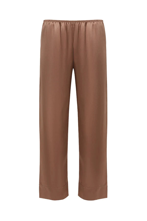 Dream Silk Pant - Light Brown | Chérie Amour