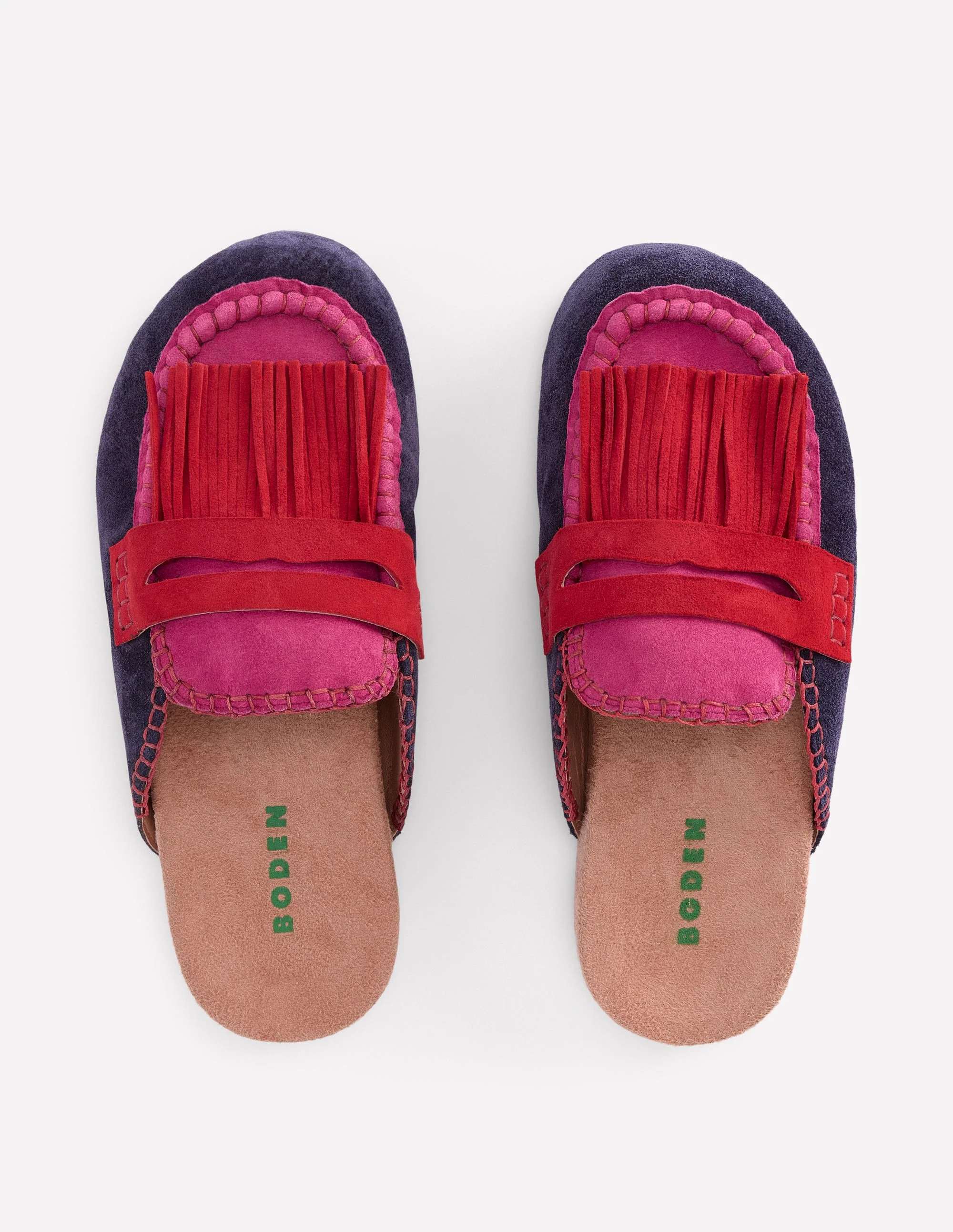 Etta Ghillie Mule Clogs-Colourblock | Boden (US)
