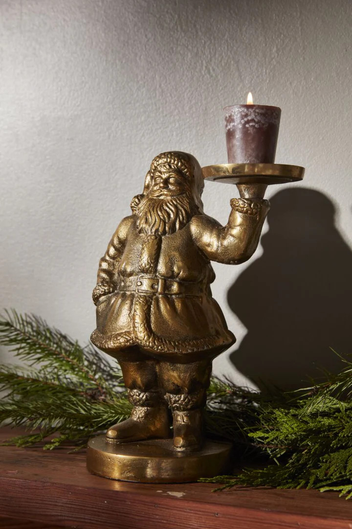 Saint Nick Candle Holder Figurine | THELIFESTYLEDCO