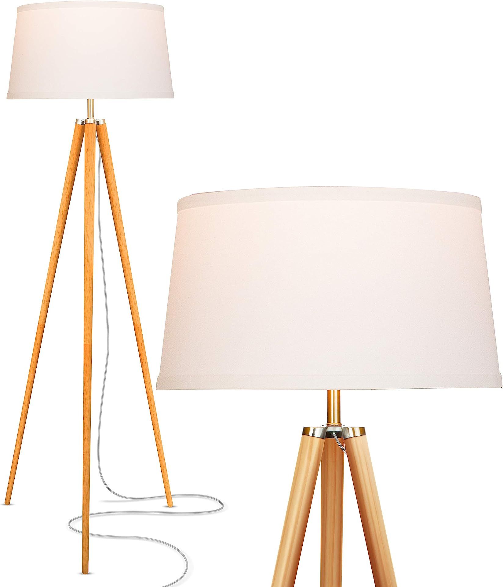Brightech Emma Tripod Floor Lamp – Mid Century Modern Standing Light for Contemporary Living Ro... | Amazon (US)