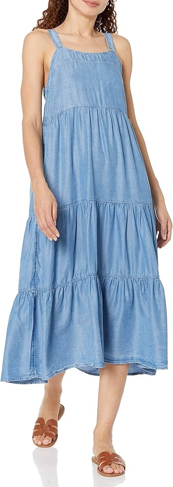 The Drop Women's Britt Tiered Maxi Tent Dress | Amazon (US)