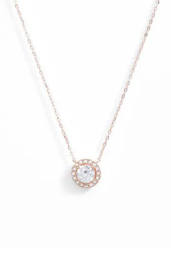 Women's Nadri Halo Pendant Necklace | Nordstrom