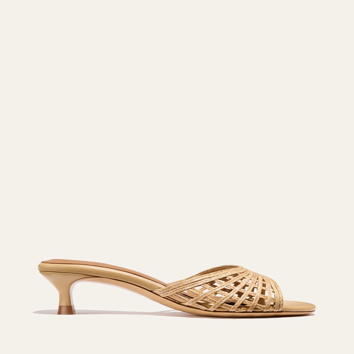 The Parker - Natural Grid Raffia | Margaux
