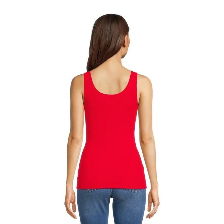Time and Tru Women's Ribbed Tank Top, 3-Pack, Sizes XS-XXXL | Walmart (US)