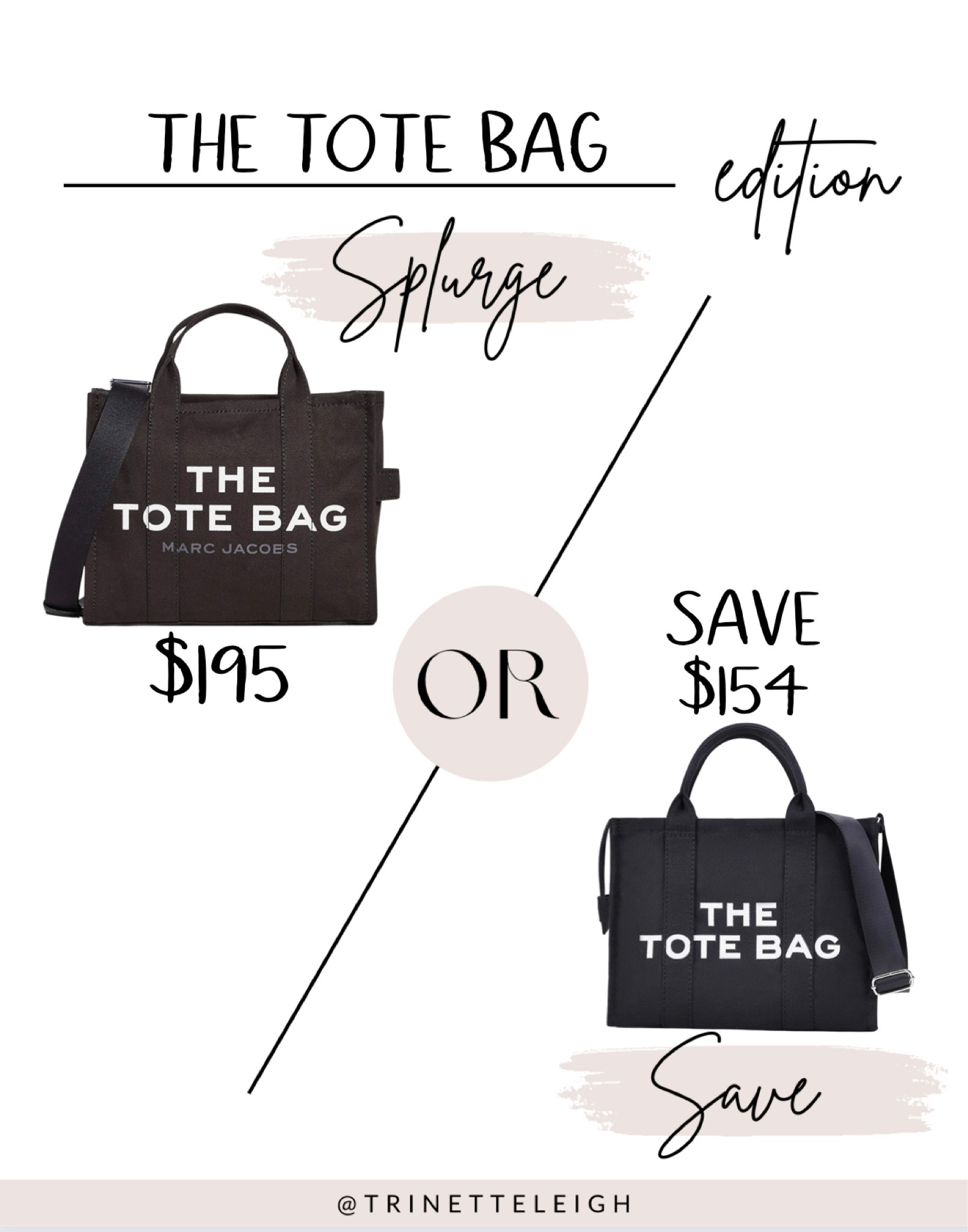 Spurge vs save. The tote bag. The tote bag Marc Jacobs. The tote bag dupe. Amazon finds.

#LTKFind #LTKunder100 #LTKGiftGuide