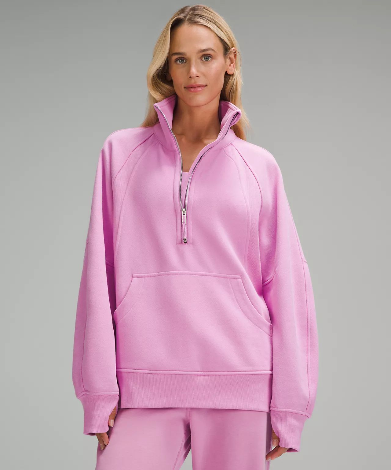 Scuba Oversized Funnel-Neck Half Zip *Long | Women's Hoodies & Sweatshirts | lululemon | Lululemon (US)