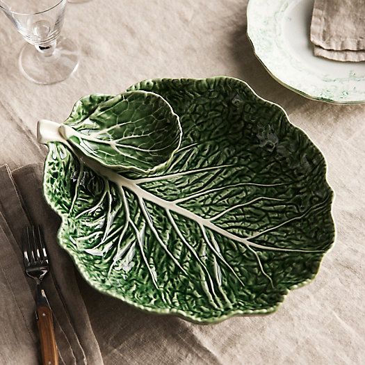Cabbage Ceramic Chips + Dip Bowl | Terrain