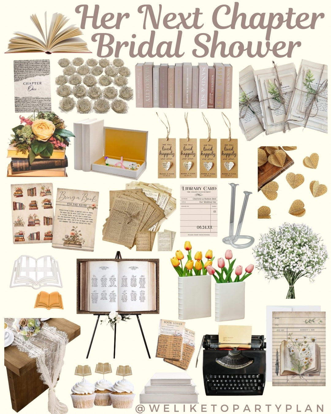 Her Next Chapter Bridal Shower Theme 📖🤍📖

#bridalshower #bridalshowerthemes #bridetobe #bridal #partyplanning #eventplanning

#LTKParties