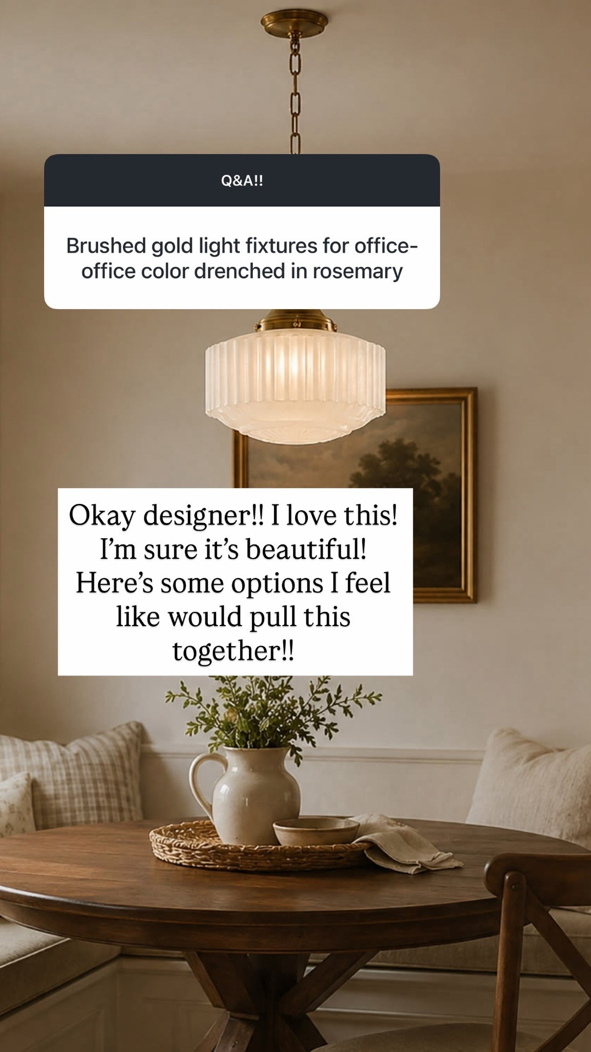 Gold lighting!
