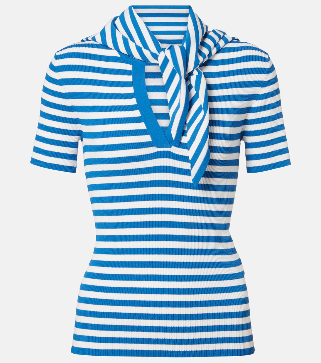 Striped scarf-detail knitted top | Mytheresa (US/CA)