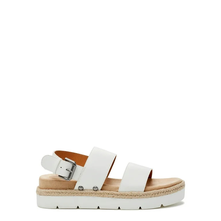Time and Tru Women's Comfort Flatform Sandals | Walmart (US)